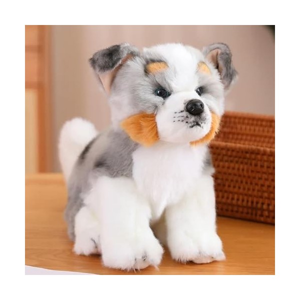 SaruEL Chien Mignon Doberman Peluche Jouet en Peluche Animal Enfants Cadeau d’Anniversaire Cadeau de Noël 25CM 1