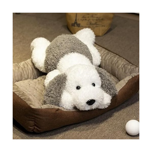 EacTEL Caniche Moelleux Jouet en Peluche Mignon Chiot Peluche Animal Fille Enfants Chien Anniversaire Chambre décoration Cade