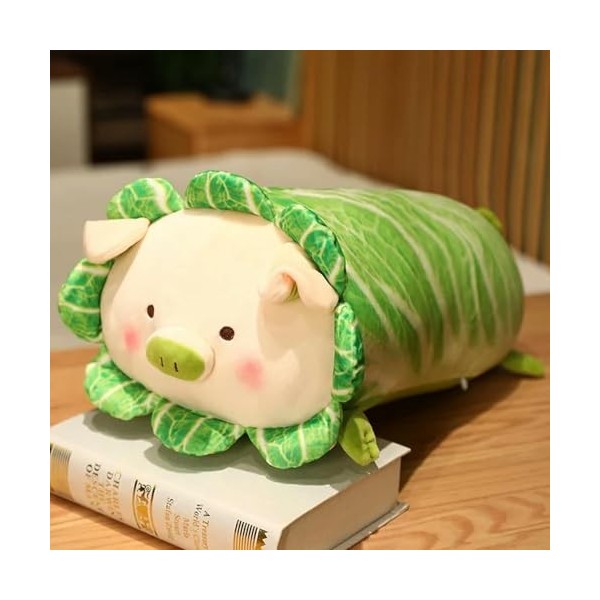 SaruEL Peluche Chou Cochon Oreiller Jouet Peluche Animal Kawaii Fille Oreiller Doux poupée créative Enfants Cadeaux de Noël 4