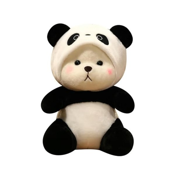SaruEL Nouveau Kawaii Panda Peluche Jouet Ours en Peluche Panda Animal Poupée Mignon Style Enfants Oreiller Anniversaire Cade