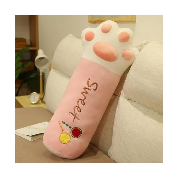 SaruEL Patte de Chat Kawaii Peluche Animal Coussin canapé Sieste Oreiller poupée Fille Cadeau d’Anniversaire Cadeau de Noël 6
