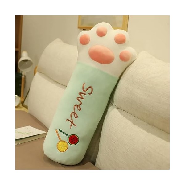 SaruEL Patte de Chat Kawaii Peluche Animal Coussin canapé Sieste Oreiller poupée Fille Cadeau d’Anniversaire Cadeau de Noël 6