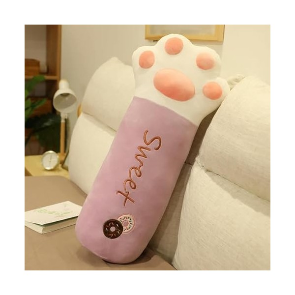 SaruEL Patte de Chat Kawaii Peluche Animal Coussin canapé Sieste Oreiller poupée Fille Cadeau d’Anniversaire Cadeau de Noël 6