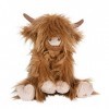 Wrendale - PLUSH009 - Peluche West Highland Cow, Gordon, 24 cm x 13,5 cm x 12 cm
