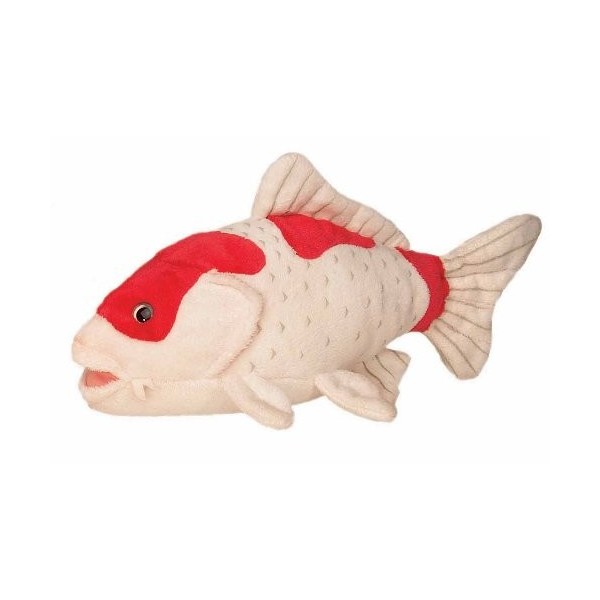 Blickfänger - 14060 - Peluche Carpe Koi 30 cm - Rouge/Blanc