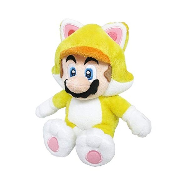 Sanei Super Mario 3D World Neko Cat Mario 22,9 cm poupée en Peluche