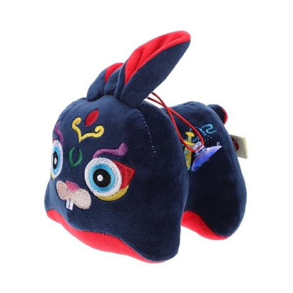 Toyvian 3 Pièces Ornements De Lapin Jouets en Peluche pour Animaux du Zodiaque Année De La Poupée Lapin Chiots Livre Peluche 
