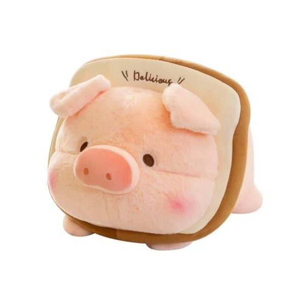 VOTIVA Jouets en Peluche Mignon guérison Toast Cochon Oreiller en Peluche poupée Mignon Cochon Cadeau danniversaire Grande F
