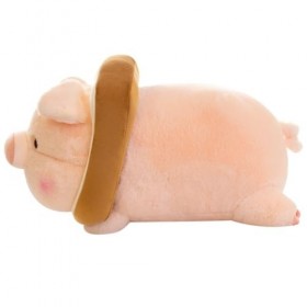 VOTIVA Jouets en Peluche Mignon guérison Toast Cochon Oreiller en Peluche poupée Mignon Cochon Cadeau danniversaire Grande F
