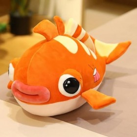 Kawaii Poisson Peluche Jouet Mignon Clown Poisson poupée Oreiller Doux Enfants Mignon Cadeau de noël canapé Coussin 65cm 1