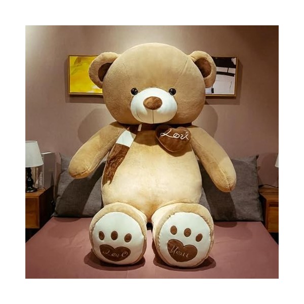 Nouveau Ours en Peluche avec Écharpe en Peluche Animal Peluche Ours en Peluche Poupée Cadeau D’Anniversaire de la Saint-Valen