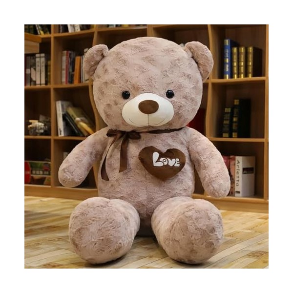 Nouveau Ours en Peluche de Haute qualité avec Amour Ours Animal en Peluche Poupée en Peluche Oreiller Cadeau d’Anniversaire p