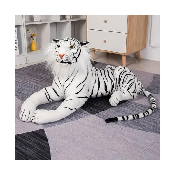 NOpinz Nouveau Réaliste Tigre Léopard Peluche Jouet en Peluche Animal Tigre Jaguar Poupée Enfants Cadeau D’Anniversaire Cadea