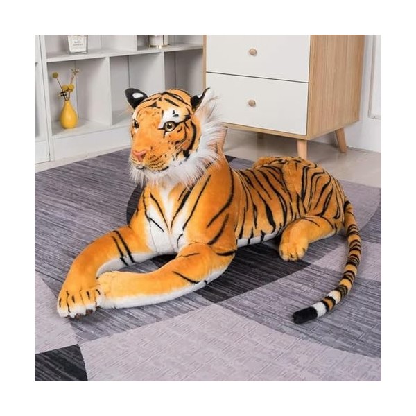 NOpinz Nouveau Réaliste Tigre Léopard Peluche Jouet en Peluche Animal Tigre Jaguar Poupée Enfants Cadeau D’Anniversaire Cadea