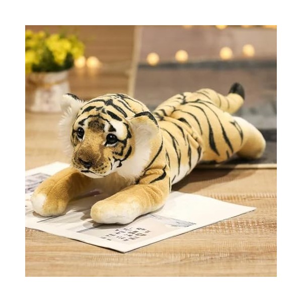 SaruEL 3D Tigre Peluche Lion Léopard Peluche Animal Jouet en Peluche Poupée Enfants Cadeau D’Anniversaire Décoration De La Ma