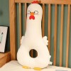 NOpinz Coussin de Canard Jouet en Peluche Bande dessinée Oreiller de Canard en Peluche Cadeau d’Anniversaire Cadeau de Noël E