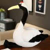 Princesse Couronne Cygne Noir Peluche Jouet Collier Cygne Couple Cygne Reine en Peluche Décoration De Mariage Poupée Noël 50c