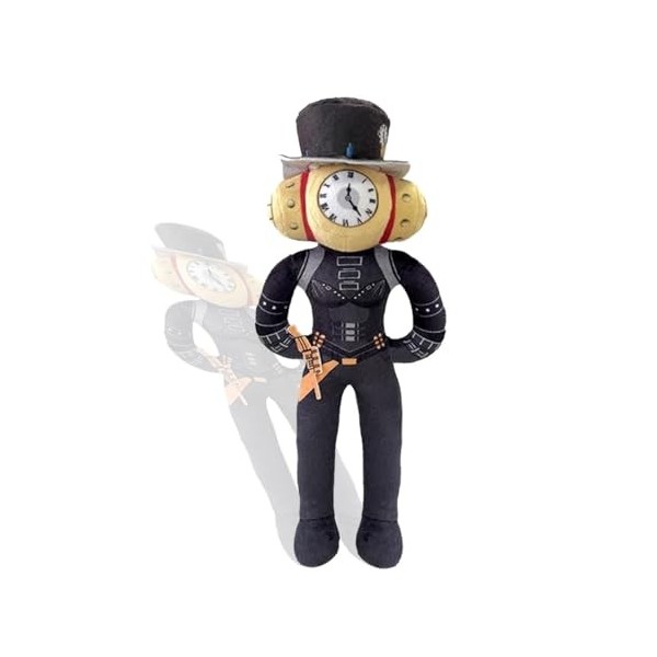 Peluche Skibid Toilet Titan Clockman, peluches de toilette Skibid, jouet de toilette Skibid, figurine en peluche Clockman en 