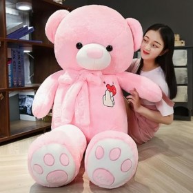 Grande Taille Ours en Peluche Jouet Mignon Géant Ours Énorme Poupée en Peluche Enfants Jouets Cadeau D’Anniversaire pour Peti