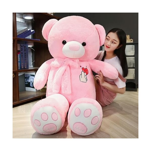 Grande Taille Ours en Peluche Jouet Mignon Géant Ours Énorme Poupée en Peluche Enfants Jouets Cadeau D’Anniversaire pour Peti