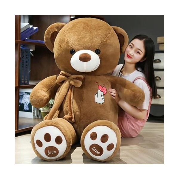 Grande Taille Ours en Peluche Jouet Mignon Géant Ours Énorme Poupée en Peluche Enfants Jouets Cadeau D’Anniversaire pour Peti