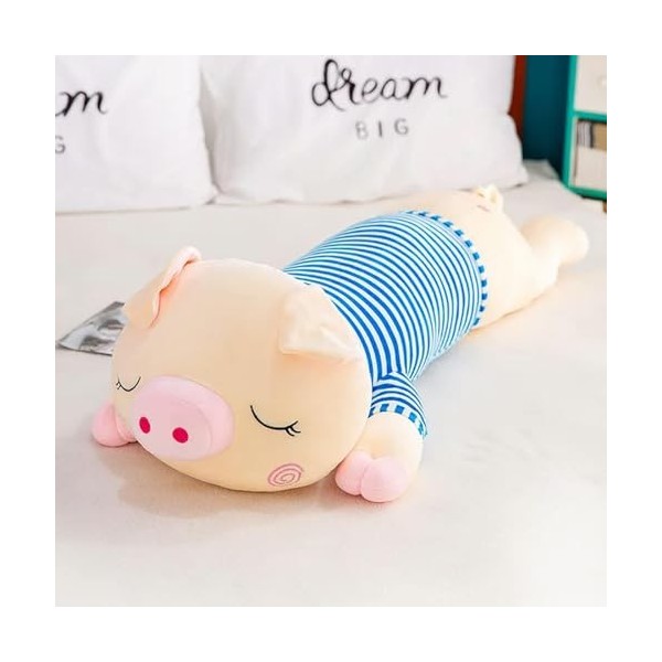 PaMut Géant Mignon Doux Velours Coton Cochon Jouet en Peluche Cochon poupée Cochon en Peluche Cochon Oreiller Cadeau d’Annive