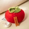 LfrAnk Kaki Fruit Peluche Jouet Peluche Kaki Coussin Vacances Fête Décoration Voiture Cadeau Anniversaire Cadeau De Noël 35cm