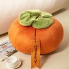 LfrAnk Kaki Fruit Peluche Jouet Peluche Kaki Coussin Vacances Fête Décoration Voiture Cadeau Anniversaire Cadeau De Noël 35cm