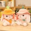 EacTEL Lapin Peluche Jouet Mignon Lapin Peluche Peluche Douce Cadeau d’Anniversaire Enfant Cadeau de Noël 45cm 2