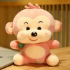 LfrAnk Mignon Singe en Peluche Jouet Kawaii Câlin Poupée en Peluche Animal Singe avec Écharpe Home Decor Enfants Anniversaire