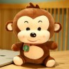 LfrAnk Mignon Singe en Peluche Jouet Kawaii Câlin Poupée en Peluche Animal Singe avec Écharpe Home Decor Enfants Anniversaire
