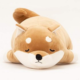 NEMU NEMU Peluche - Kotarou le Chien Shiba - Coussin à câliner - Ultra doux - Taille L - 52 cm