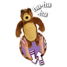 Masha Shake & Sound Plush Bear, 43cm