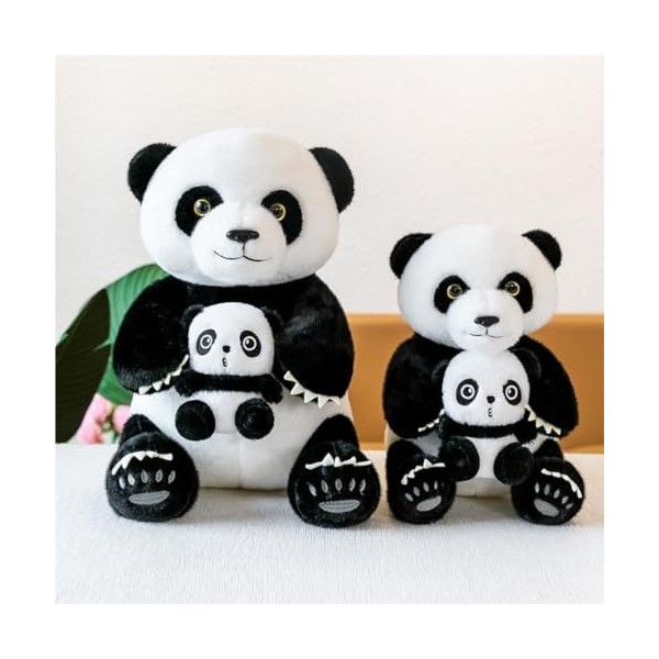 SNUFF Jouet en Peluche Jouets en Peluche Panda mère et Enfant, poupées for Enfants, Cadeaux danniversaire, décoration, poupé