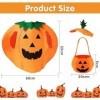 HBSFBH Costume Citrouille Halloween Enfant, Costume de Citrouille Halloween, Costume de Citrouille avec chapeau, costume de c