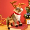 KiLoom Doux Peluche Réaliste Cerf Simulation Elk Modèle Enfants Joyeux Noël Poupée Cadeau Noël Home Decor Peluche Cerf Jouets