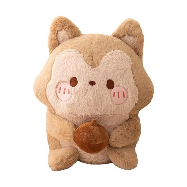 SaruEL Écureuil Kawaii Peluche Animal Peluche Jouet Enfants écureuil Doux Jouet Fille Mignon décoration de Chambre Mignon Jou