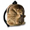 IMPEXIT Peluche Sac a Dos marmotte 24/24/9 cm