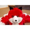 Ermano Peluche Jouet en Peluche de Renard à Neuf queues rempli danimaux Neuf poupées de cerf - Volant Rouge Cadeau réaliste 