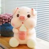 SNUFF Jouet en Peluche Bouteille de guérison Cochon Mignon et Adorable, Grande poupée Cochon en Peluche, Jouet à Serrage des 