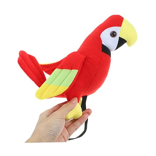 Totority 5 Pièces Pirate Perroquet Poupée Oiseau sur Épaule Accessoire Pirate Costume Accessoires Costumes dhalloween Pirate