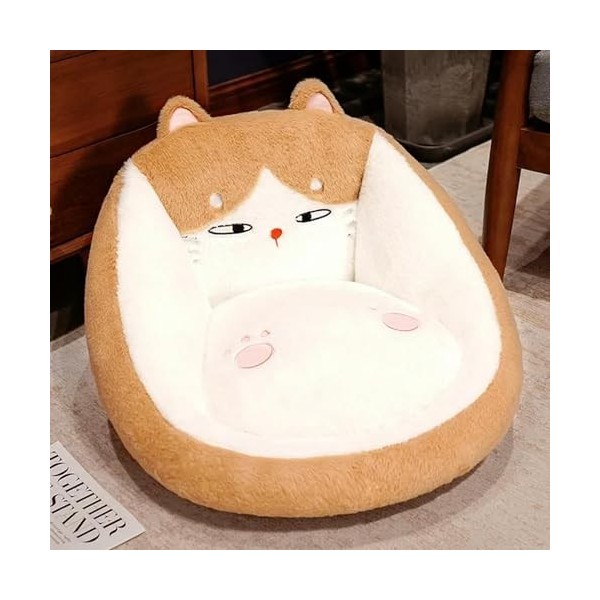 PaMut Couette en Peluche futon Jouet en Peluche Coussin Coussin Coussin décoration Animale Shiba Inu Chien Chat Lapin Renard 