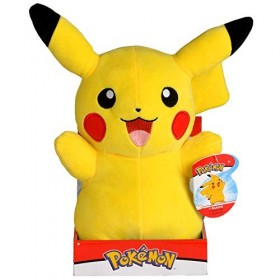 Bandai - Pokémon - Peluche Pikachu - Peluche 30 cm toute douce - WT95251