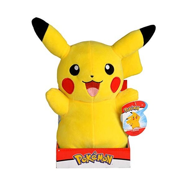 Bandai - Pokémon - Peluche Pikachu - Peluche 30 cm toute douce - WT95251