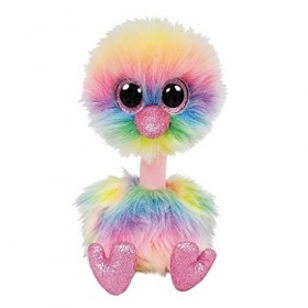 Ty - TY36448 - Beanie Boos - Peluche Asha lautruche 23 cm