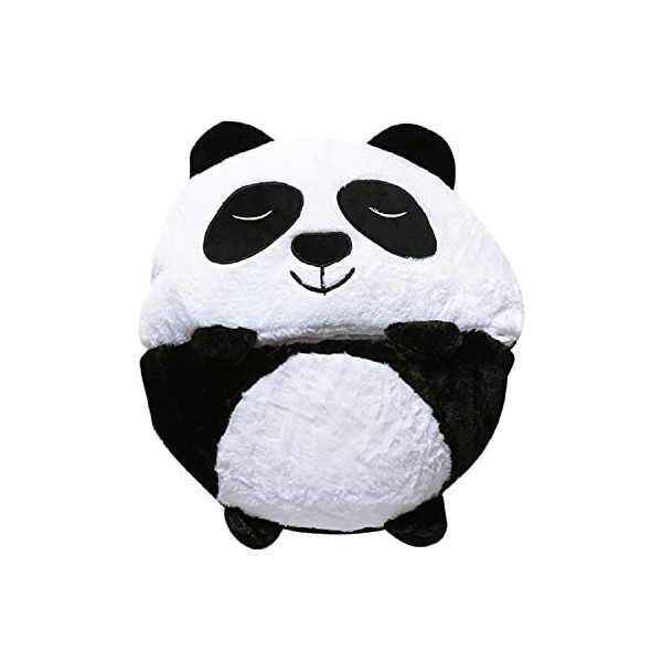 ETRAVEL Nappers Sac de couchage pliable 2 en 1 pour enfants avec oreiller - Motif panda - 180 x 70 cm