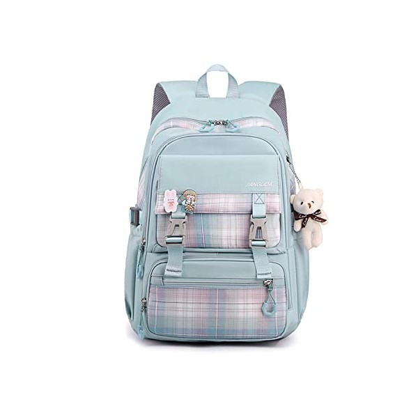 Sac à Dos Scolaire enfant Garçons Filles Sacs école Sac Dos Pour adolescent bag bah49-bleu ciel
