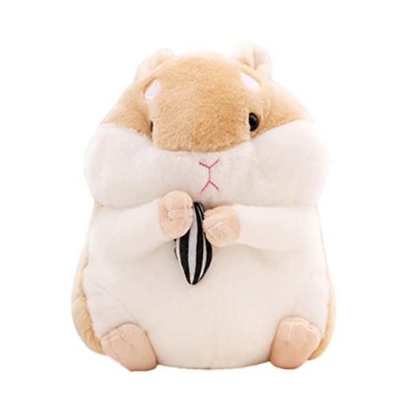 ibasenice Hamster en Peluche Jouet Hamster en Peluche Jouet Hamster Oreiller en Peluche Hamster en Peluche Poupée en Peluche 