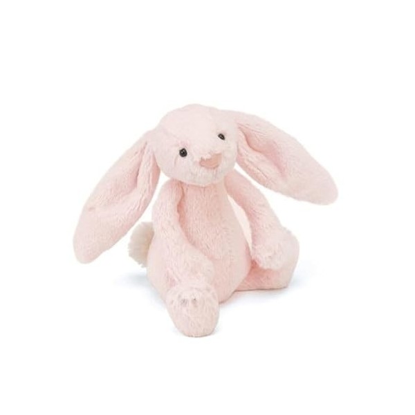 Jellycat Bashful Pink Bunny Rattle - L: 8 cm x l: 9 cm x h: 18 cm