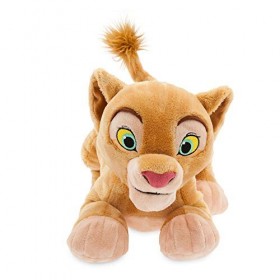 Disney Store Peluche Nala, Le Roi Lion, 42 cm / 16,5", Peluche en Tissu Doux avec détails brodés et Pose espiègle, Convient à